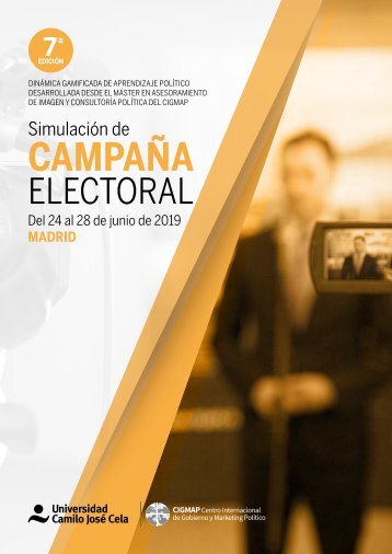 Folleto Simulación de Campaña Electoral CIGMAP 2019