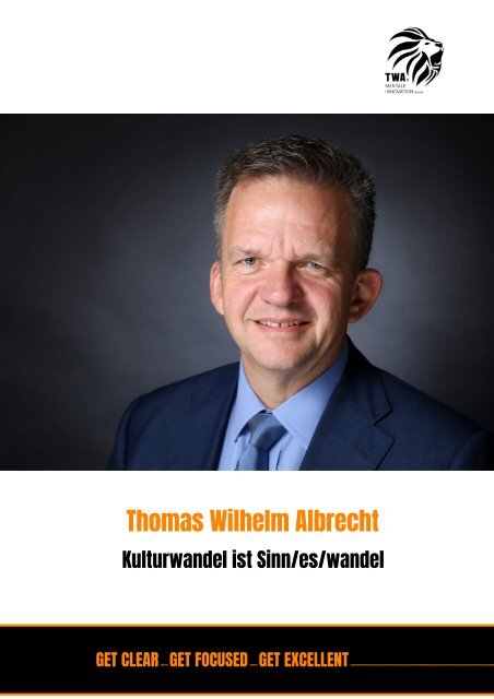 Thomas Wilhelm Albrecht | Keynote Speaker Portfolio