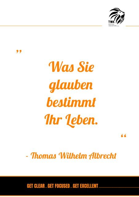 Thomas Wilhelm Albrecht | Keynote Speaker Portfolio
