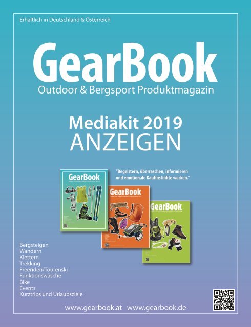 GearBook Mediakit Anzeigen 2019