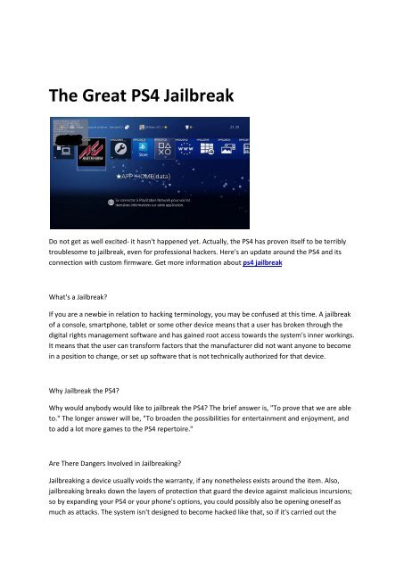 2 ps4 jailbreak deutsch 2019