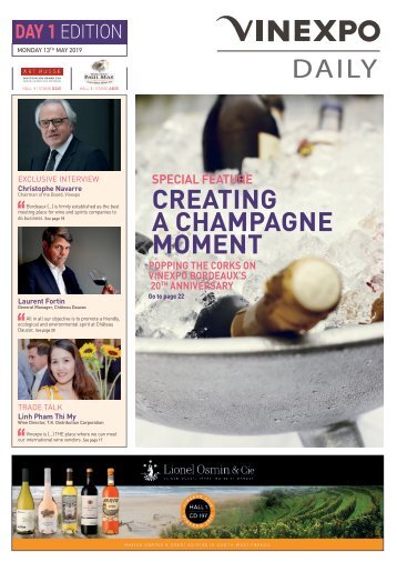 Vinexpo Daily 2019 - Day 1 Edition
