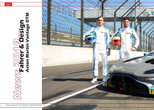 DTM 2019 - Race 01|02 {have speed in f[ ]cus!} Das Online-Magazin zur DTM!