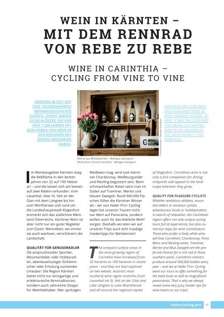 HALLER PRO+ Cycling - PRO+ Magazin 2019-02 Deutsch