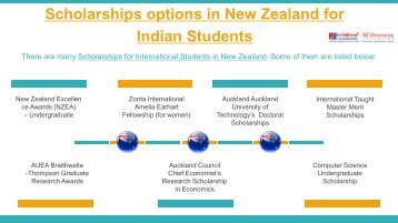Scholarships for Students in New Zealand