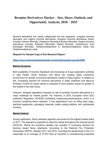 Bromine Derivatives Market 