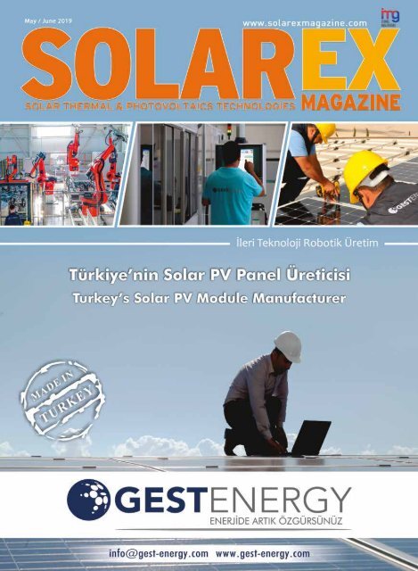 Solarex Magazine Mayıs - Haziran 2019 Sayısı