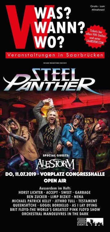 Was? Wann? Wo? - Veranstaltungen in Saarbrücken