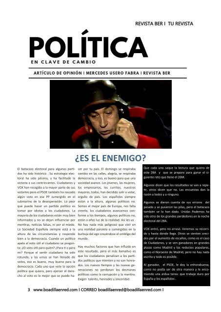 REVISTA BER MAYO 2019