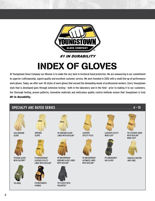 Youngstown Glove Catalog - 2019