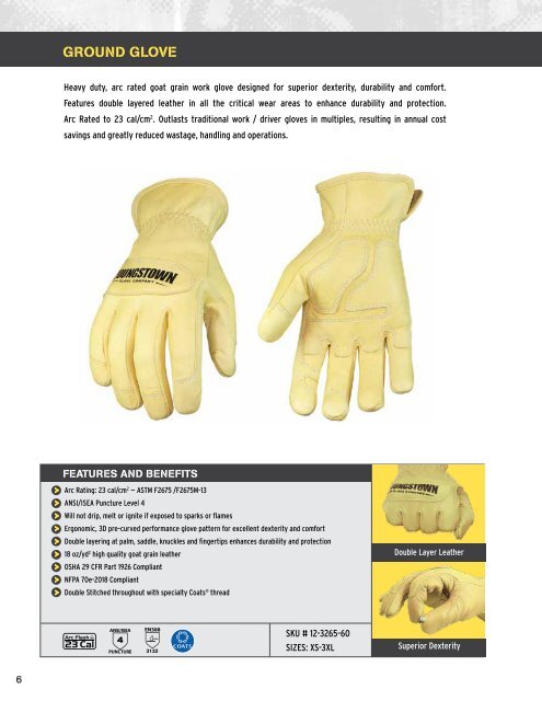 Youngstown Glove Catalog - 2019