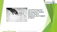 Land Planning And Development Global Market Report 2019