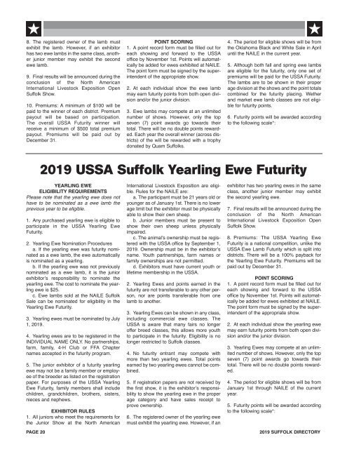 2019 Suffolk Breeders Directory