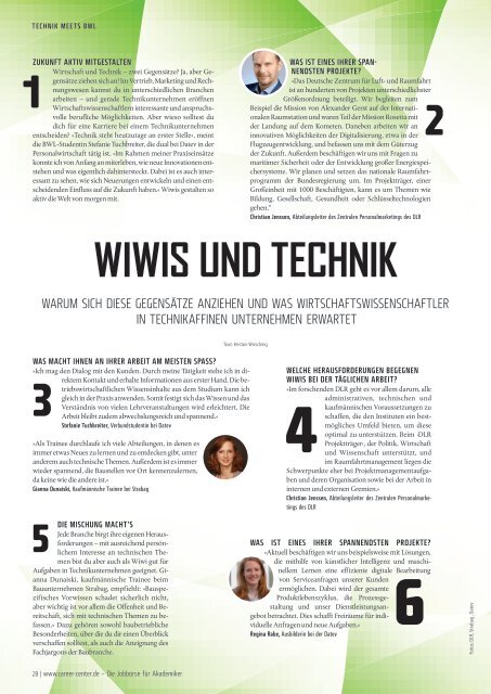 audimax Wi.Wi 12/2018 - Das Karrieremagazin für Wirtschaftswissenschaftler