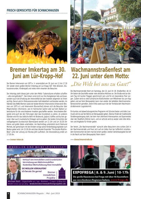 SCHWACHHAUSEN Magazin | Mai - Juni 2019