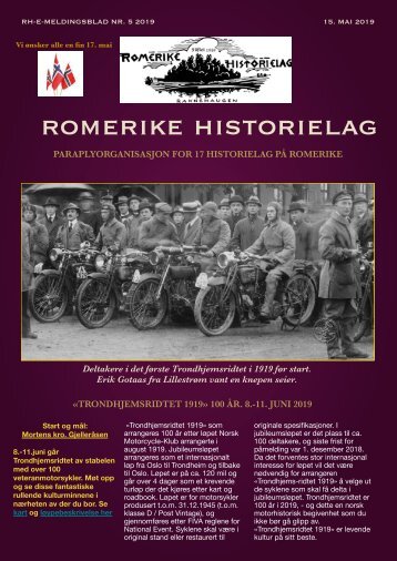 RH-E-meldingsblad NR 5 2019