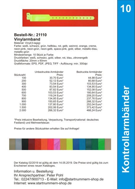 Startnummern-Shop.de - Katalog