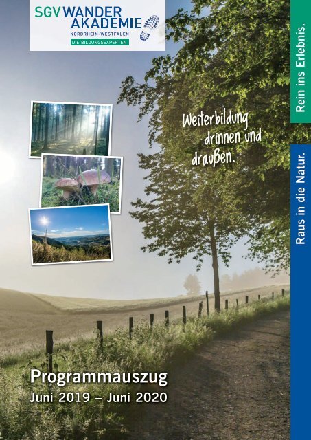 Veranstaltungskalender SGV Wanderakademie NRW 2019-2020