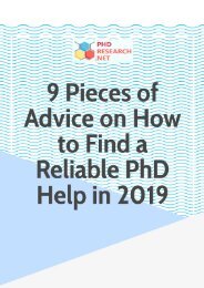 9 Pieces of Advice on How to Find a Reliable PhD Help in 2019