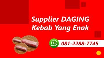 TERLEZAT, WA 081-22888-7745, Jual Daging Kebab Sudah Dibumbuin