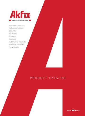 Akfix Product Catalogue EN