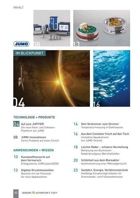 JUMO Kundenmagazin 1/2019