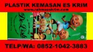 Telp/WA: 0852-1042-3883 Agen Plastik Es Krim Aceh