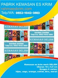 Telp/WA: 0852-1042-3883 Agen Plastik Es Krim Balangan Kalimantan