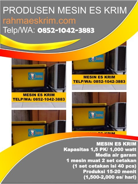 Telp/WA: 0852-1042-3883 Agen Plastik Es Krim Balangan Kalimantan