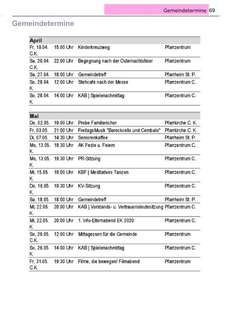 St. Peter Rheinhausen -PetrusBrief Ostern 2019