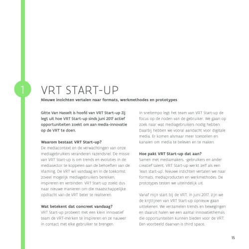 VRT Vandaag - Samen Innoveren