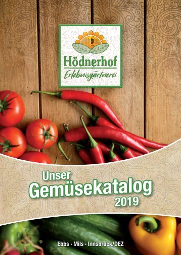 Hödnerhof Gemuesekatalog 2019