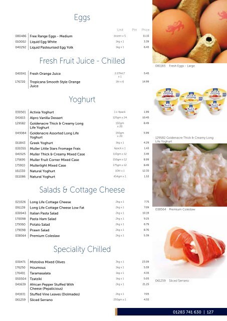 First Choice Foodservice Chilled