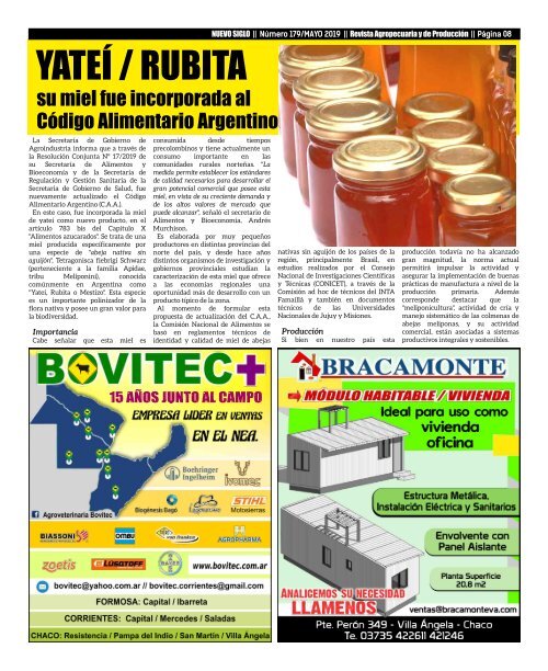 Revista Agropecuaria Nuevo Siglo 179