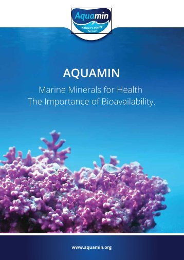 Aquamin Bioavailability