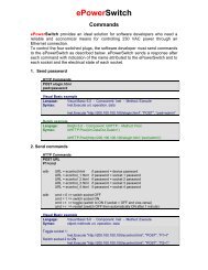 ePowerSwitch Commands