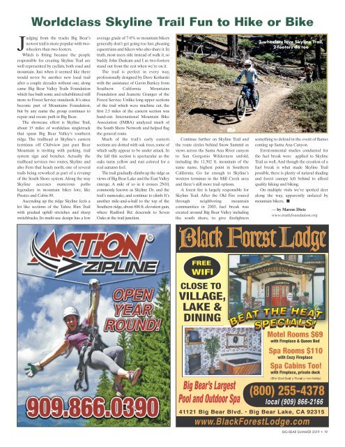 Big Bear Summer Magazine 2019