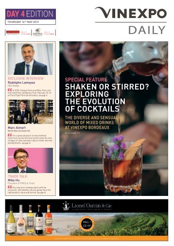 Vinexpo Daily 2019 - Day 4 Edition
