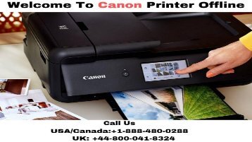 Need Help for Canon Printer – Call (+1) 8884800288