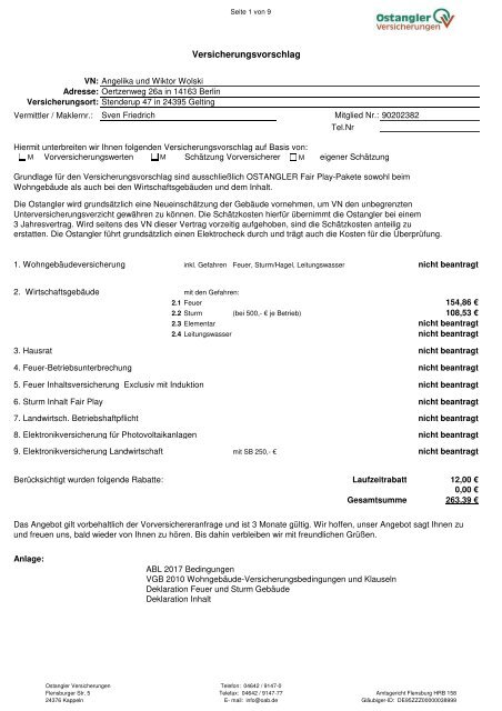 Ostanglerversicherunghausneu