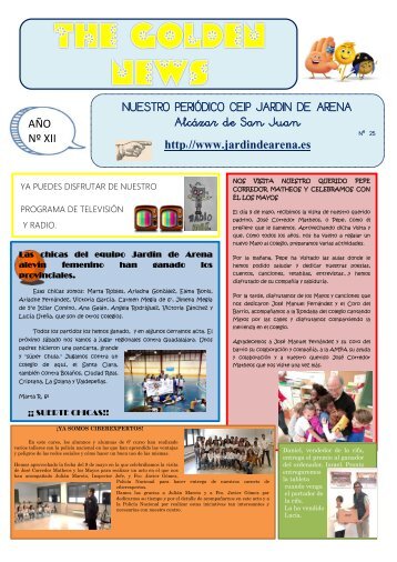 THE GOLDEN NEWS. Nº 25. 2018/2019