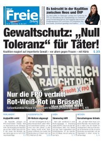 Gewaltschutz: „Null Toleranz“ für Täter!