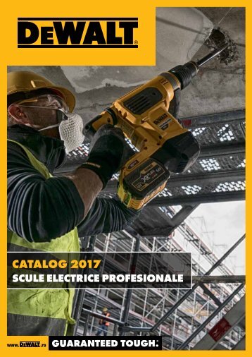 DeWALT - Scule electrice profesionale - 2017-2018 (RO)