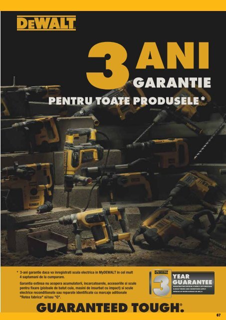 DeWALT - Scule electrice profesionale - 2017-2018 (RO)