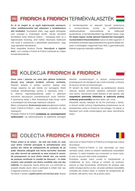 CERVA - Fridrich&Fridrich - Safety Products 2018-2019 (RO/EN)