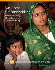 Das Recht auf Entscheidung - Deutsche Stiftung Weltbevölkerung