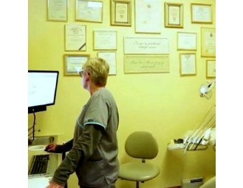 Dental hygienist at work at Long Valley dentist Cazes Family Dentistry, LLC