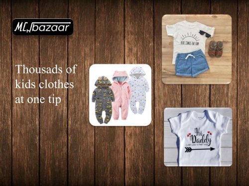 Buy Online Clothes For kids