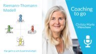 Das Riemann-Thomann Modell in der Zusammenarbeit