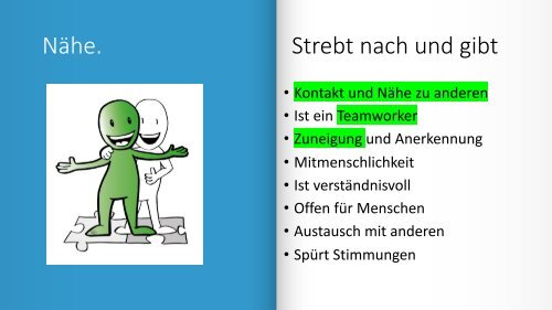 Das Riemann-Thomann Modell in der Zusammenarbeit